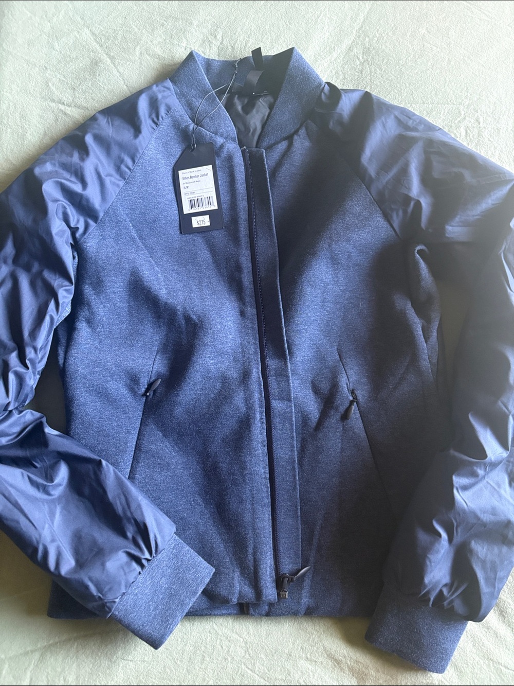 RYU Ethos Navy Bomber Jacket - Brand New with tags